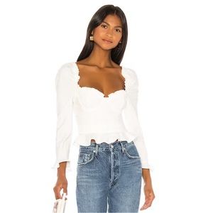 Corie Top In White
MAJORELLE